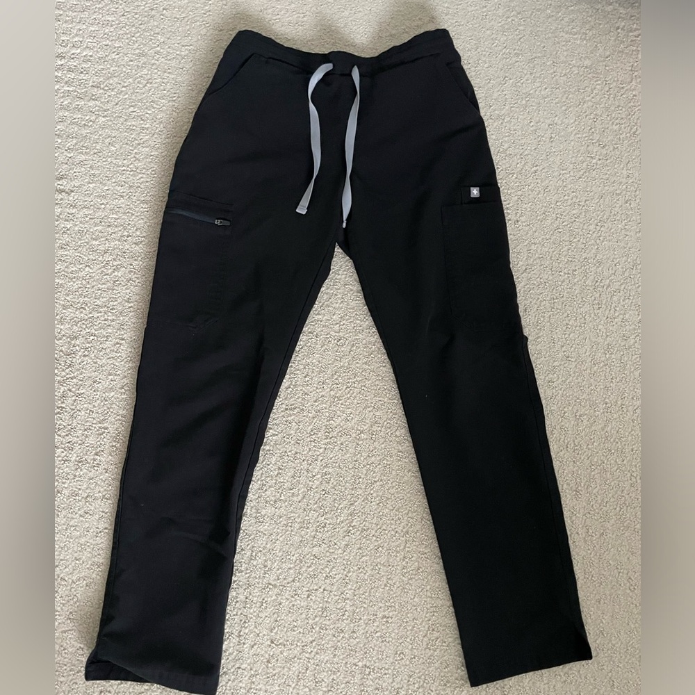 Women’s Yola Skinny Scrub Pants- Black XS/petite